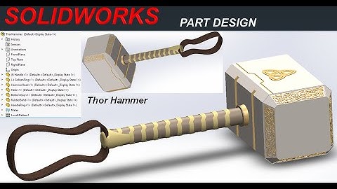 SOLIDWORKS - Thor Hammer Design