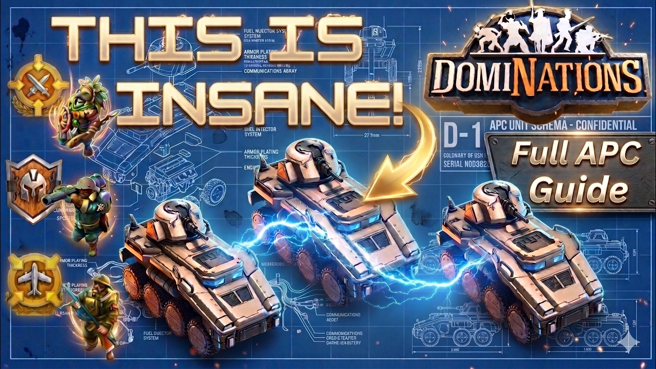 Crazy NEW Full APC Attack Strategy! THIS Dominates! (New Coalitions) - DomiNations