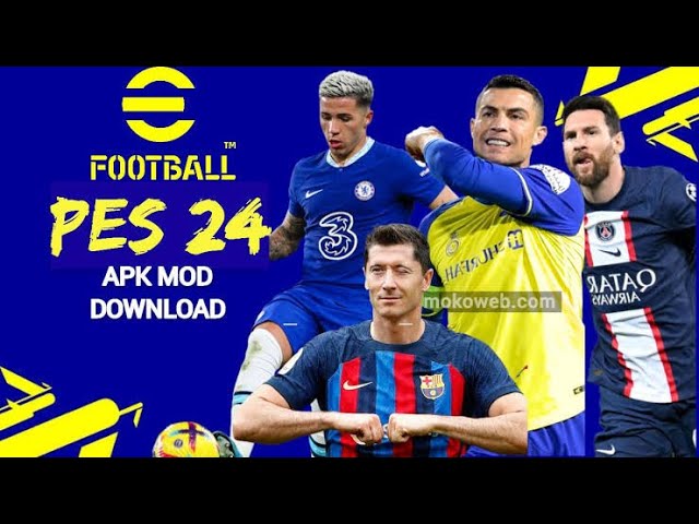 PES 2024 Mod Apk + OBB + Data (eFootball 24) Download latest