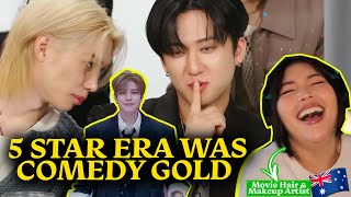 HILARIOUS STRAY KIDS 5 STAR ERA COMPILATION part 1 - Movie HMUA Reacts