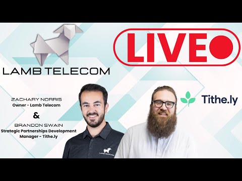 Lamb Telecom Live with Brandon Swain, Tithe.ly video thumbnail