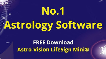 No.1 Astrology Software | Free Download | Astro-Vision LifeSign Mini