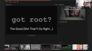 2020 - The Business OF Security - Chris Nickerson & Chris Roberts