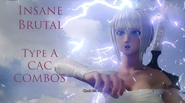 |INSANE BRUTAL TYPE A CAC COMBOS/SET-UPS!!| JUMP FORCE!!