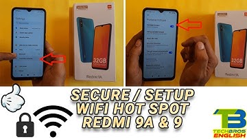How to change hotspot password in redmi 9a and redmi 9 | How to Set WiFi Hotspot in Redmi 9a🔥🔥🔥