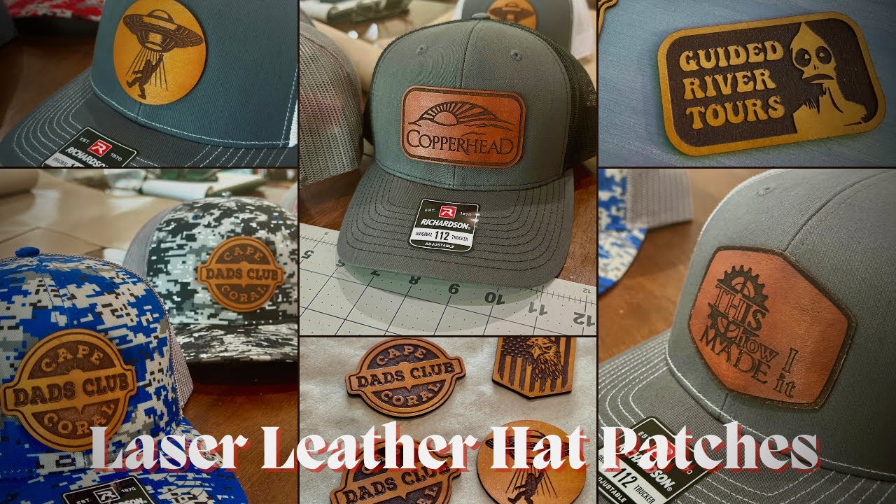 Secrets to Making Leather Patch Trucker Hats with a Laser! 