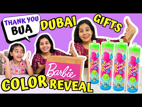 BARBIE COLOR REVEAL🎁UNBOXING Birthday Gifts from MY BUA😍BARBIE COLLECTION@SamayraNarulaandFamily