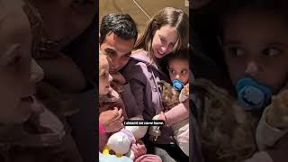A young family reunites after Hamas' hostage release
