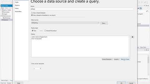 MS SSRS tutorial on Shared datasets and datasources