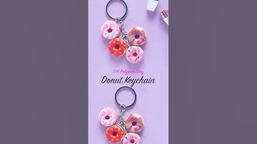 STOP Making Boring Keychains! Try This Polymer Clay Donut Hack