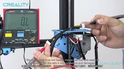 Service tutorial CR - 10 V3 the extrusion motor does not turn troubleshooting