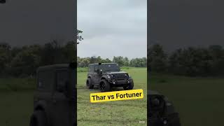 Thar vs fortuner off roading 😱 #shorts #fortuner #viral #youtubeshorts #thar #vs