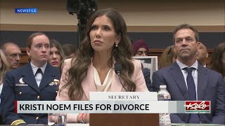 Kristi Noem files for divorce