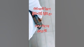 سورة المرسلات من الأية [٤٠-٥٠]بصوت محمد اللحيدان #محمد_اللحيدان #محمد_اللحيدان_حالات_واتساب_قرآن