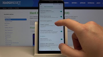 How to Activate Auto-Correction Option on ALCATEL 1X (2019) – Check Text Typos