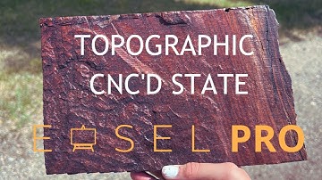 How to CNC a 3d model in Easel / Topographical State