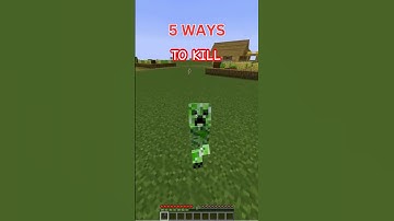 5 ways to kill creeper in Minecraft