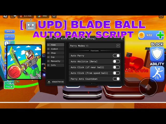 Blade Ball Script: Autoclicker, Change Ball Size & More