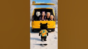 The orange cat in the zombie family prank #funny #cat #comedy #catlovers #funnycats #cartoon