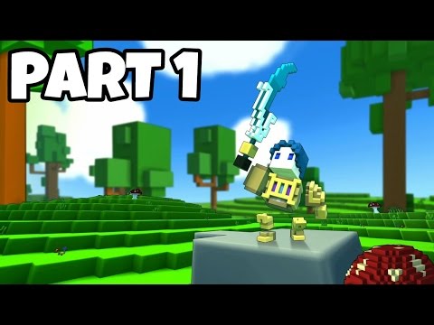 Trove Gameplay Walkthrough Part 1 No Commentary - Dungeons (PS4 PRO)