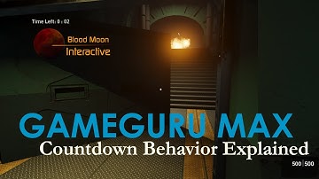 GameGuru Max Tutorial - Countdown Behavior Explained