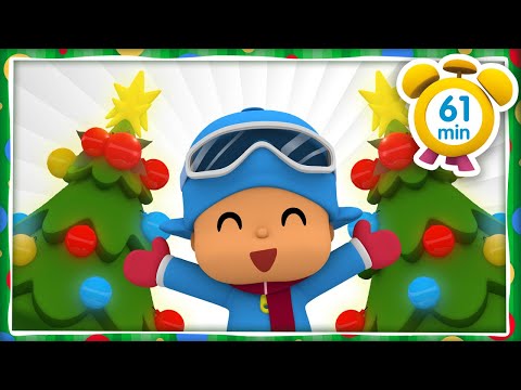 🎄 Новогодняя ёлка с Покойо! / Смотрите познавательный сборник  [61 мин] | Мультики для детей