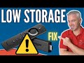 FIRESTICK LOW STORAGE FIX - CLEAN UP YOUR FIRE STICK IN 10 MINUTES