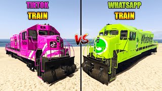 Whatsapp Train vs Tiktok Train in GTA 5 - which is best?