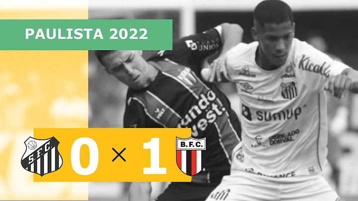 Santos 0 x 1 Botafogo-SP - Gol - 29/01 - Paulistão 2022