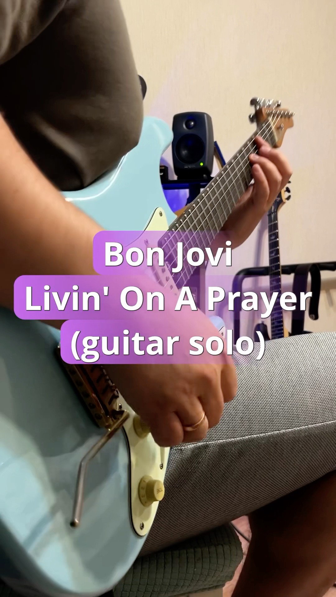 Bon Jovi - Livin' On A Prayer (solo backing track)