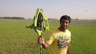 this RC helicopter can work with expert and beginners , Tareq Alsaadi Goblin Raw 420 crash