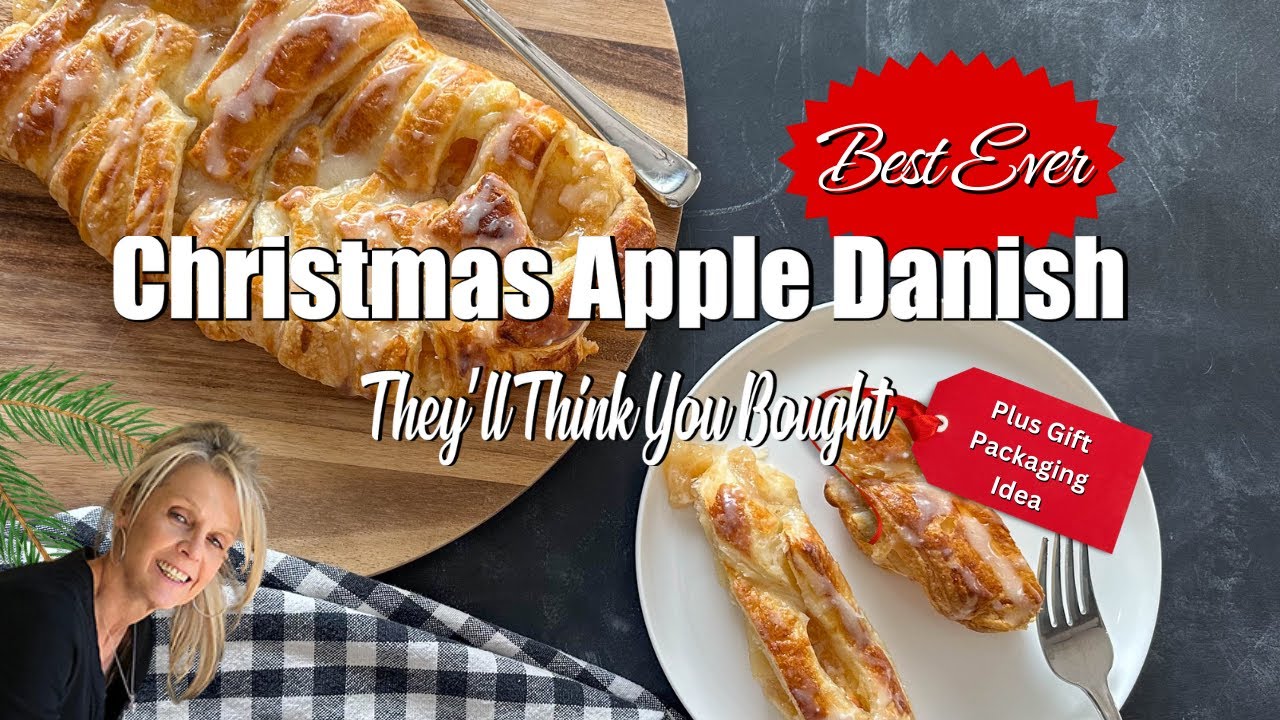 Easy Christmas Puff Pastry Apple Danish - They'll Think You Bought It