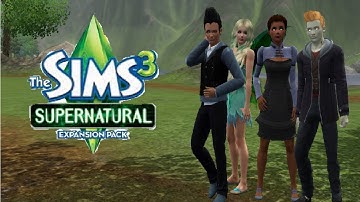 "CREATE A SIM" Lets play the Sims 3 Supernatural: Part 1