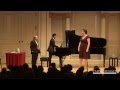 Carnegie Hall Vocal Master Class: Wagner's "Der Engel" from Wesendonck Lieder, Op. 91