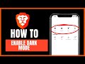 How to enable dark mode on Brave browser