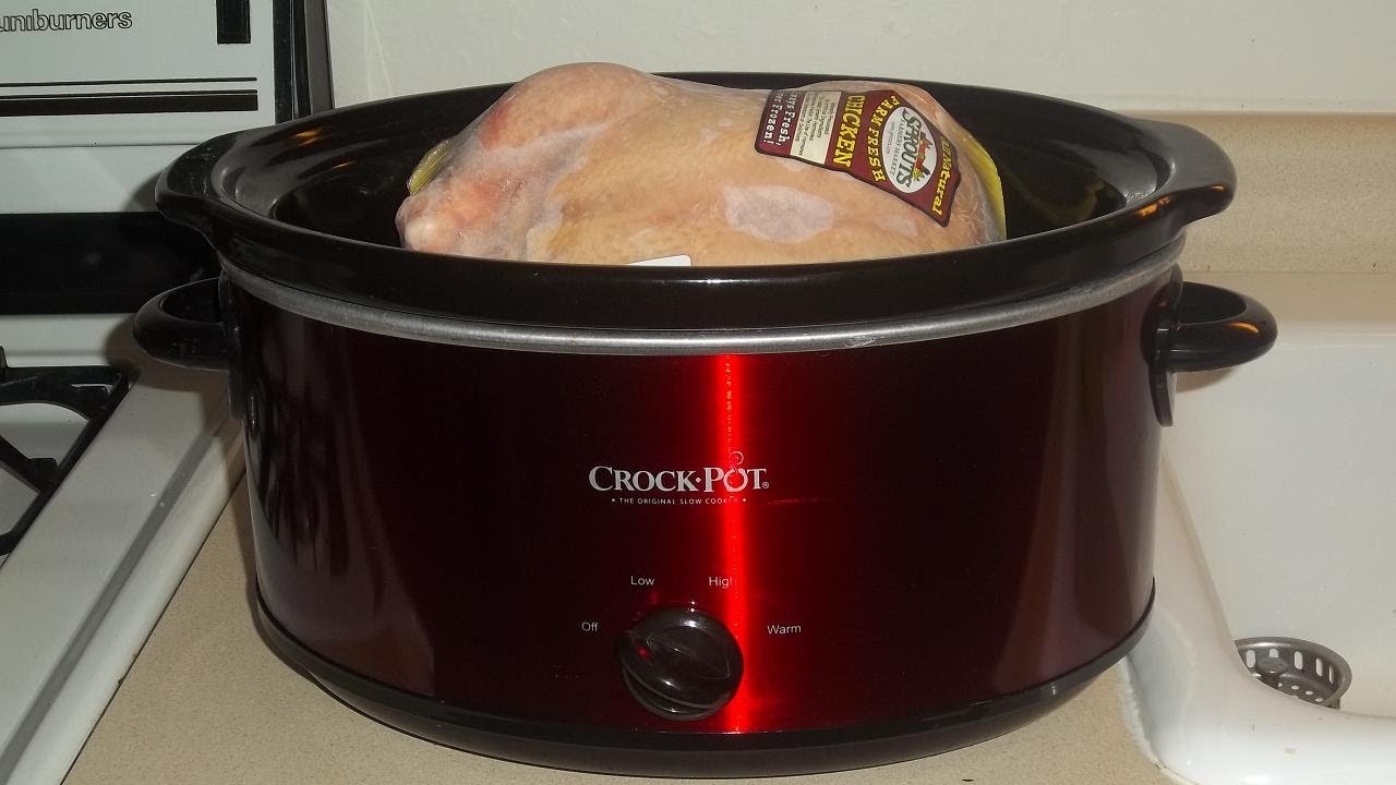 Crock-Pot 6 Quart Slow Cooker Red with Travel Strap