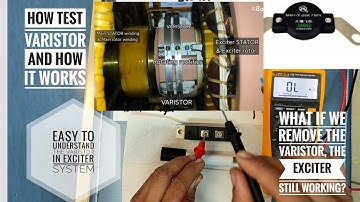 How varistor works in exciter, how to test using digital fluke tester. Generator/ alternator