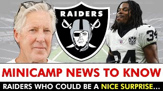 Raiders Minicamp News + Players Who Could Surprise Las Vegas At Raiders Mandatory Minicamp Practice