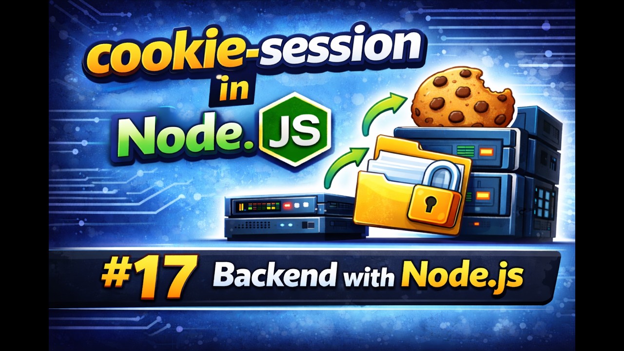 cookie-session in Node.js #17 | Backend with Node.js - YouTube