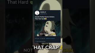 Deidara Got Roasted By Sasuke