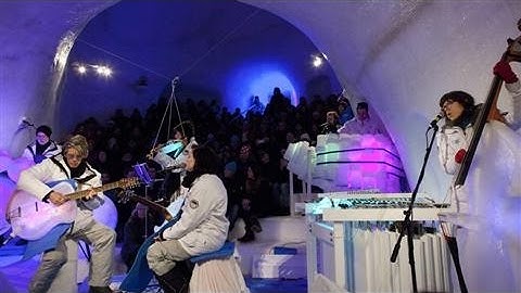 Musicians Jam on Instruments Made From Ice