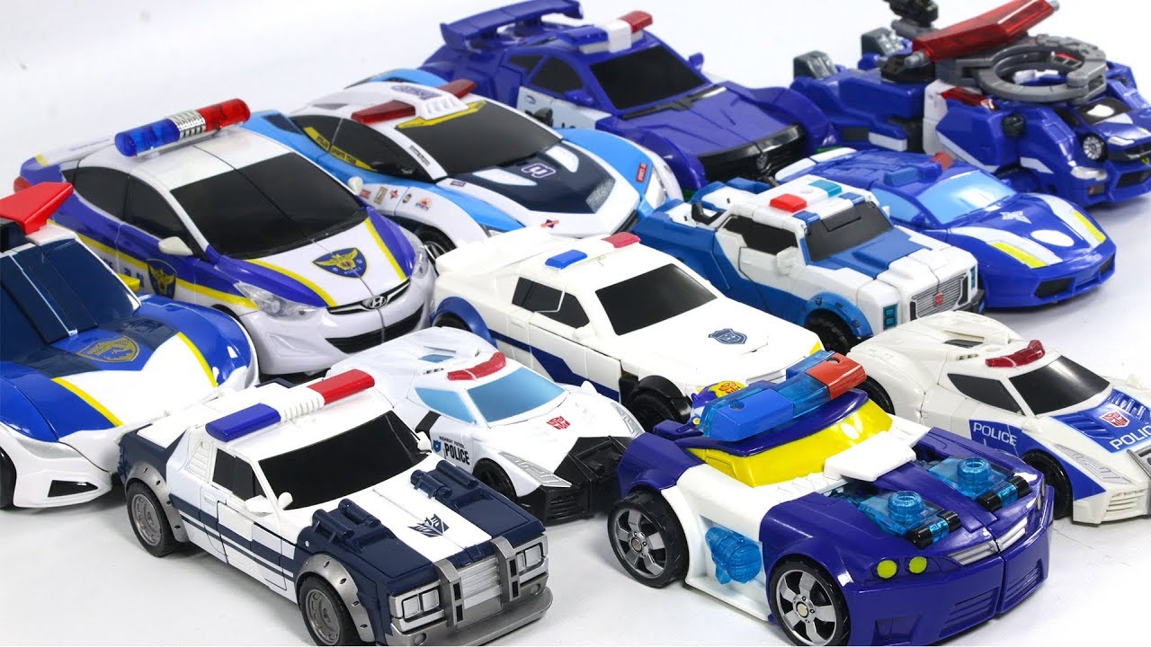 Transformers Hello Carbot Tobot Jurassic Cops Police Car Vehicles Robot Toys Youtube