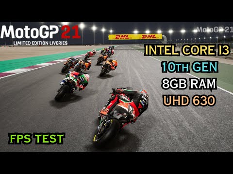 MotoGp 21 on low end pc test /Without Graphics Card / i3 / 8 GB Ram/ Intel UHD 630