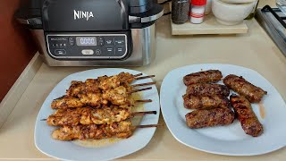 GRILL NINJA!!!Шашлыки(паргиет) и кебабы в Гриле Нидзя!!!Shish kebabs  and kebabs in the Ninja Grill!