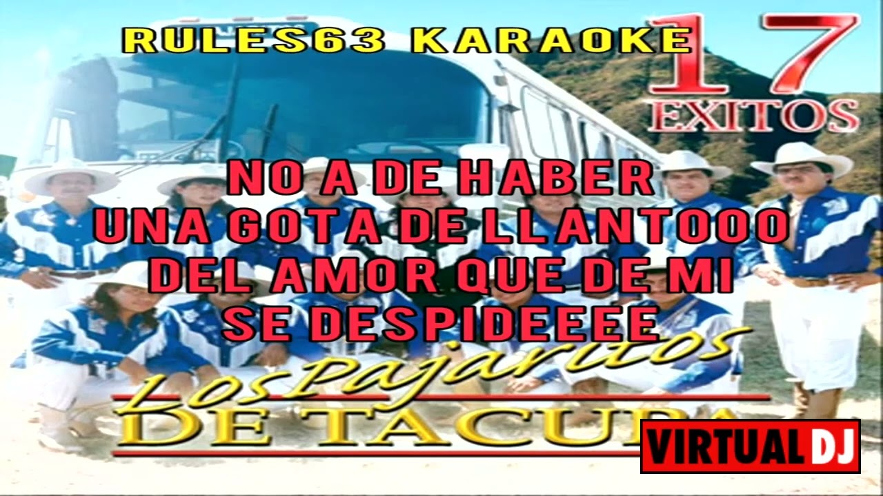 DIMELO DE FRENTE Los Pajaritos de Tacupa karaoke dev SG