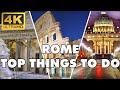 ✅ TOP 15 Things to Do in Rome Italy | 4K