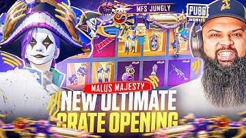 20,000UC 👅 Ultimate Gilt Malus Majesty Set Lucky Spin M249 Maxed 🔫 PUBG Mobile Crate Opening