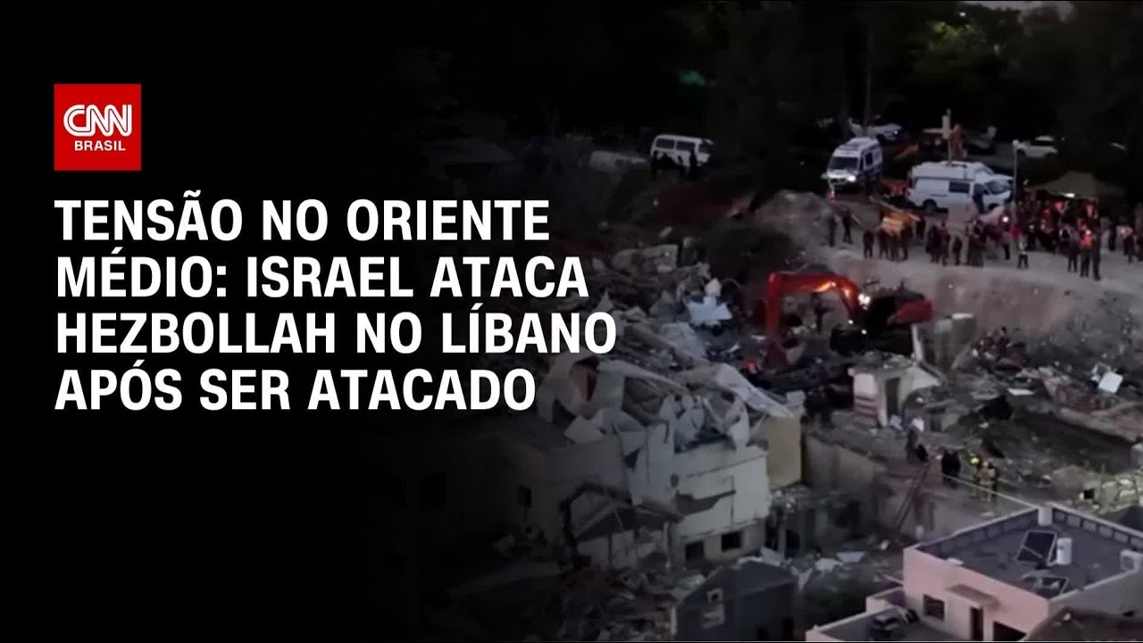 Israel ataca Hezbollah no Líbano após ser atacado | CNN NOVO DIA