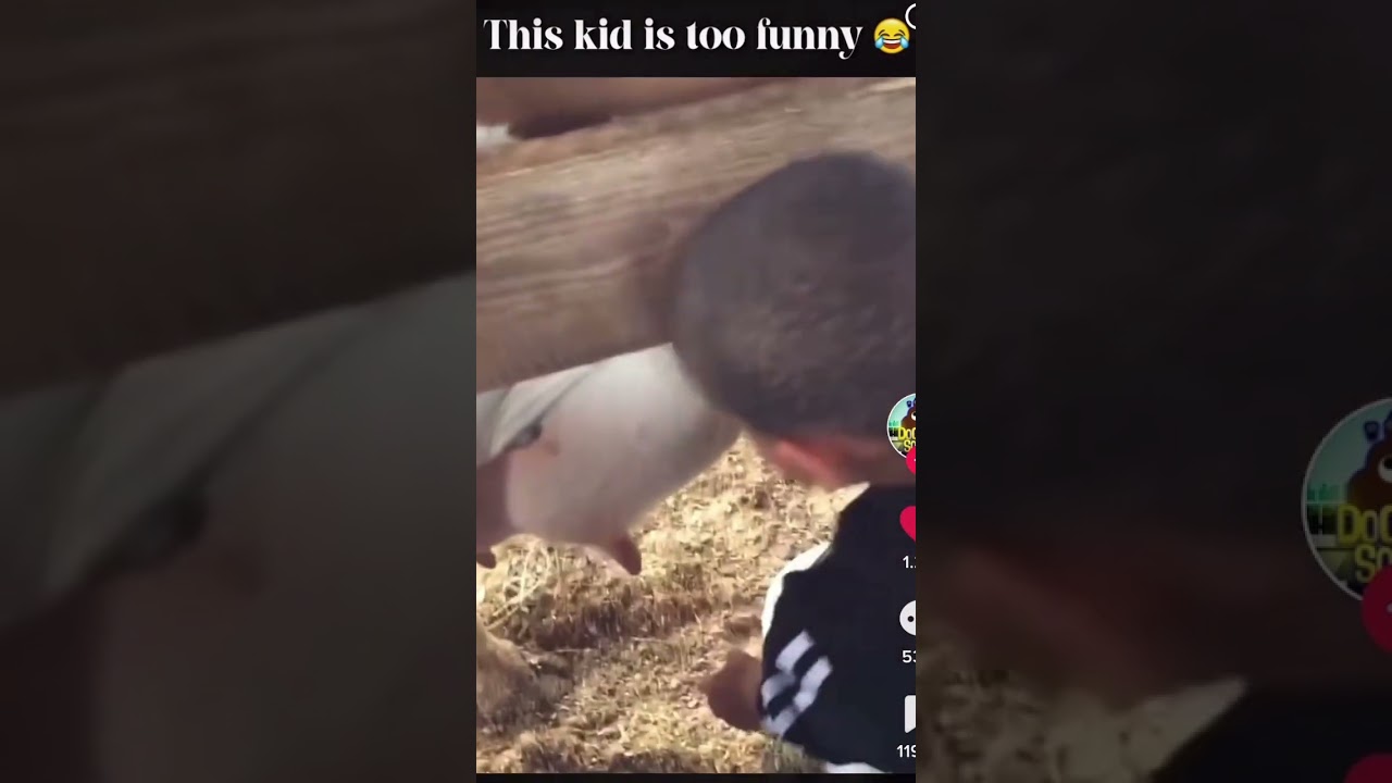 Kid milking a cow! How did he know 😭
