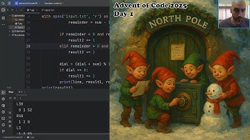 Advent of Code 2025 (Python) - day 1